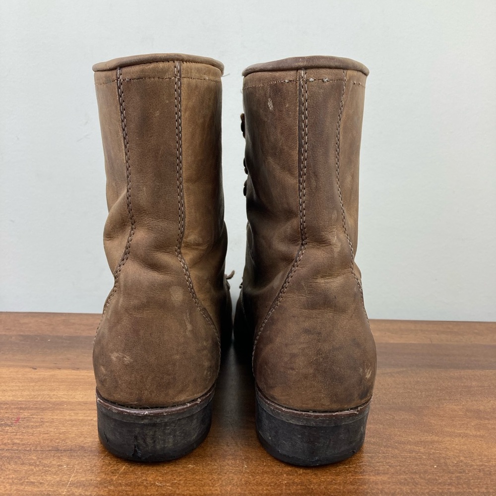 Laredo Brown Leather Western Kiltie Boots - Picture 5 of 13